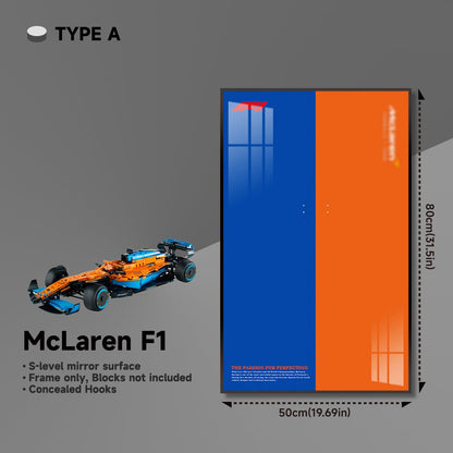Premium Wall Display for LEGO® Technic™ McLaren F1 - brickzonehub