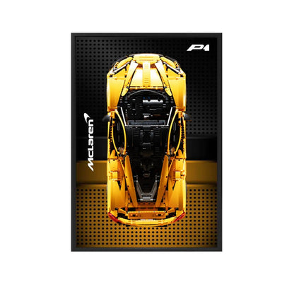 Premium Wall Display Frame Compatible with LEGO® McLaren P1 42172 Style C - brickzonehub