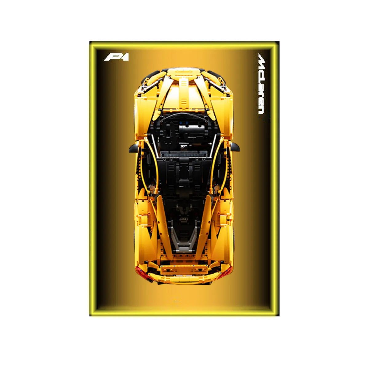 Premium Wall Display Frame Compatible with LEGO® McLaren P1 42172 Style A