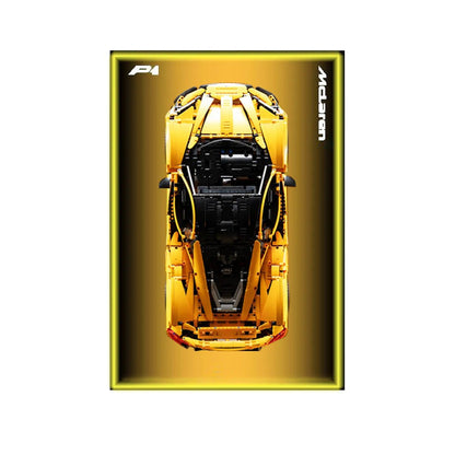 Premium Wall Display Frame Compatible with LEGO® McLaren P1 42172 Style A