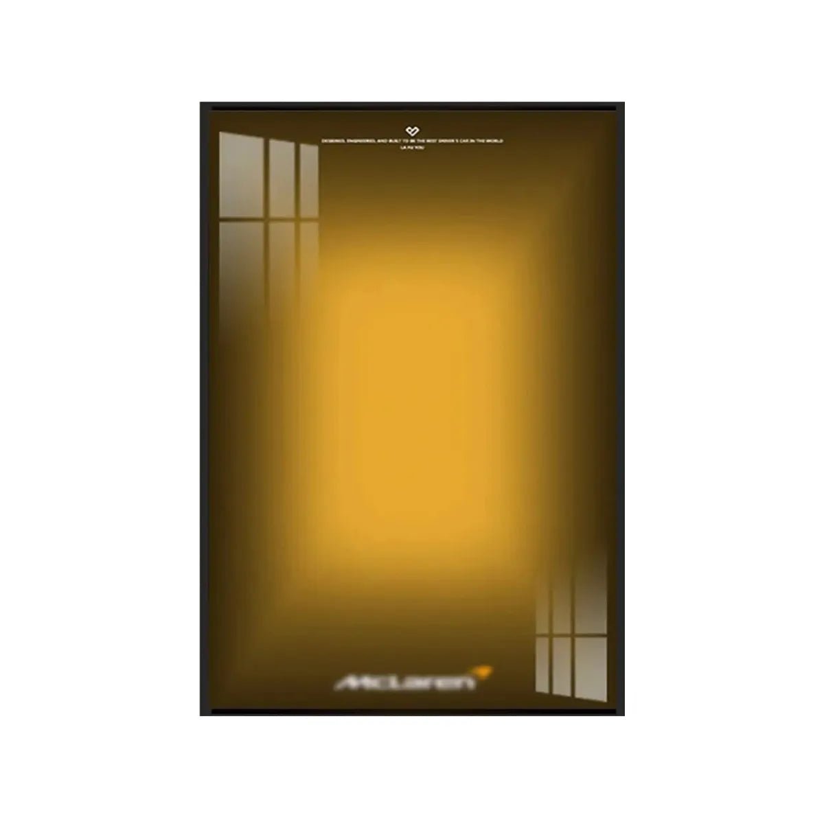 Premium Wall Display Frame for LEGO® 42172 McLaren P1 - brickzonehub