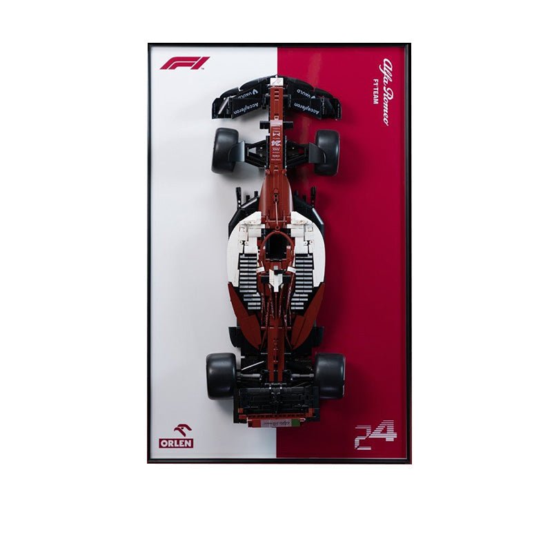 Premium Wall Display Frame for LEGO® Technic™ Alfa Romeo F1 Car - brickzonehub