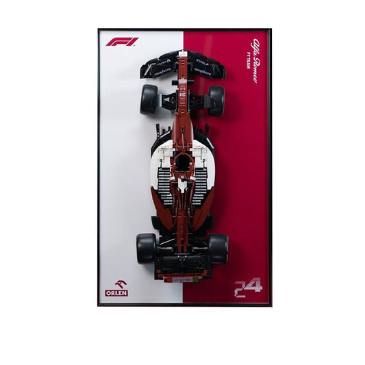 Premium Wall Display Frame for LEGO® Technic™ Alfa Romeo F1 Car - brickzonehub