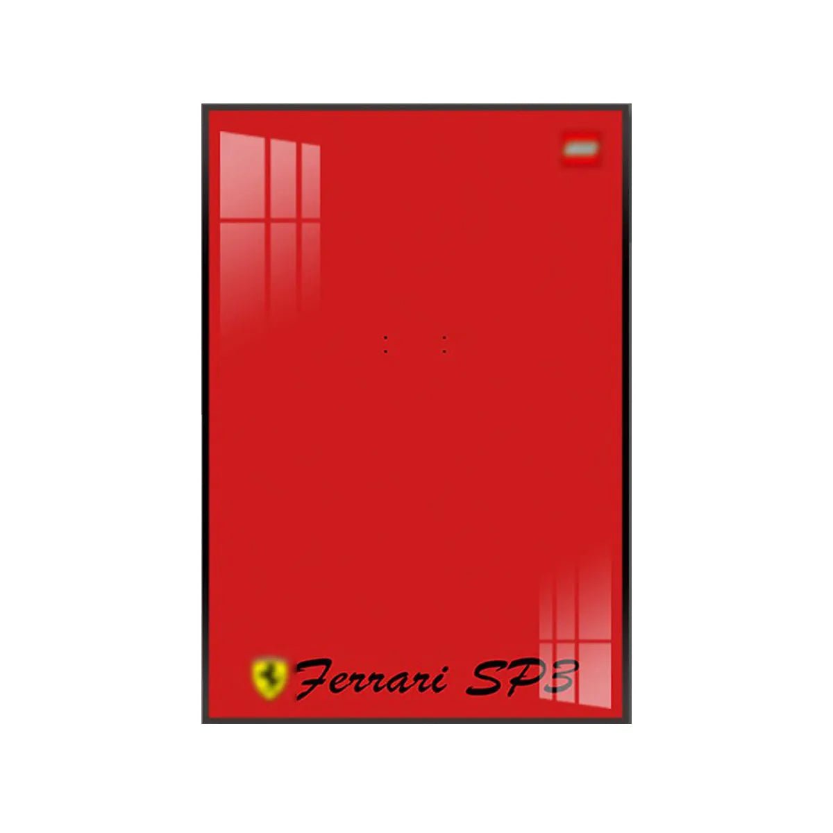 Premium Wall Display Frame for LEGO® Technic™ Ferrari Daytona SP3 42143 - brickzonehub