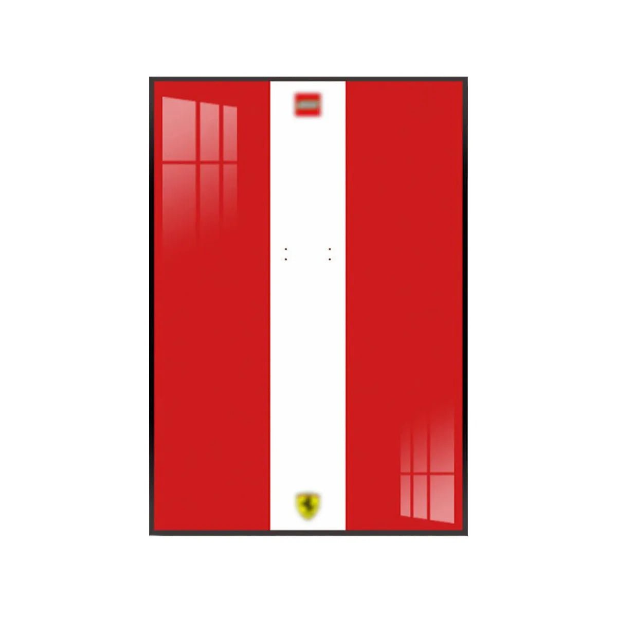 Premium Wall Display Frame for LEGO® Technic™ Ferrari Daytona SP3 42143 - brickzonehub