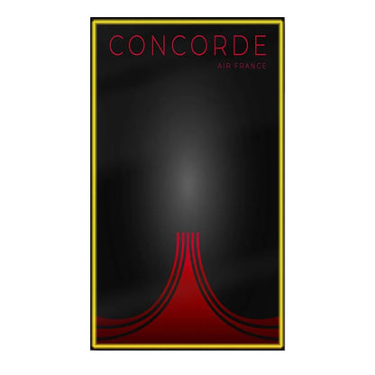 Premium Wall Mount Display Frame Compatible with LEGO® Icons Concorde 10318 Style A - brickzonehub