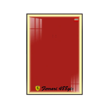 Premium Wall Mount Display Frame for LEGO® Technic™ Ferrari 488 GTE 42125 - brickzonehub