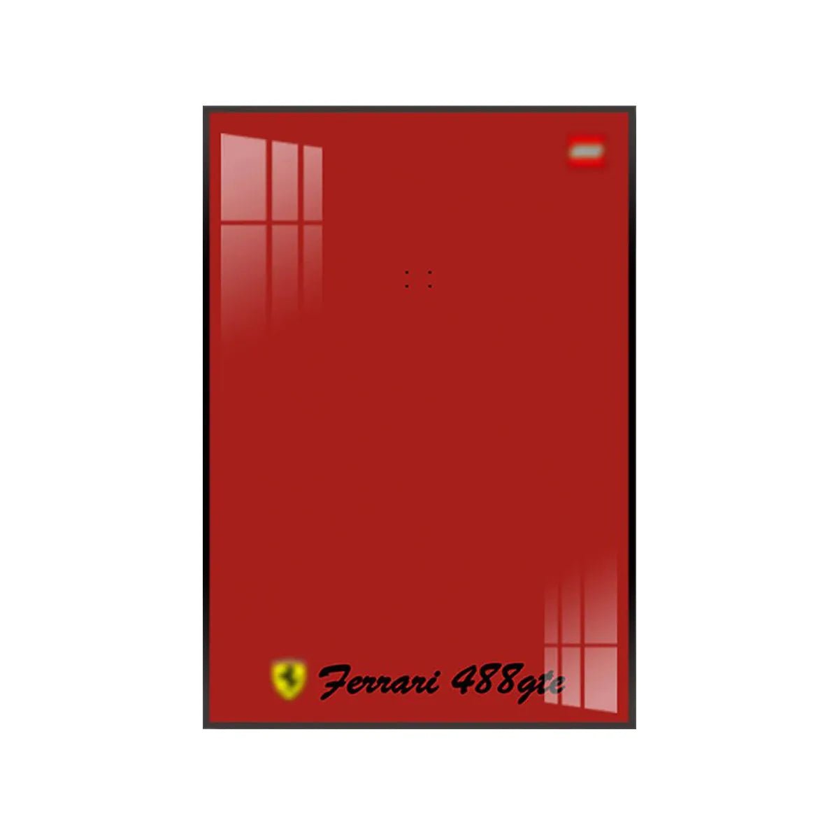 Premium Wall Mount Display Frame for LEGO® Technic™ Ferrari 488 GTE 42125 - brickzonehub