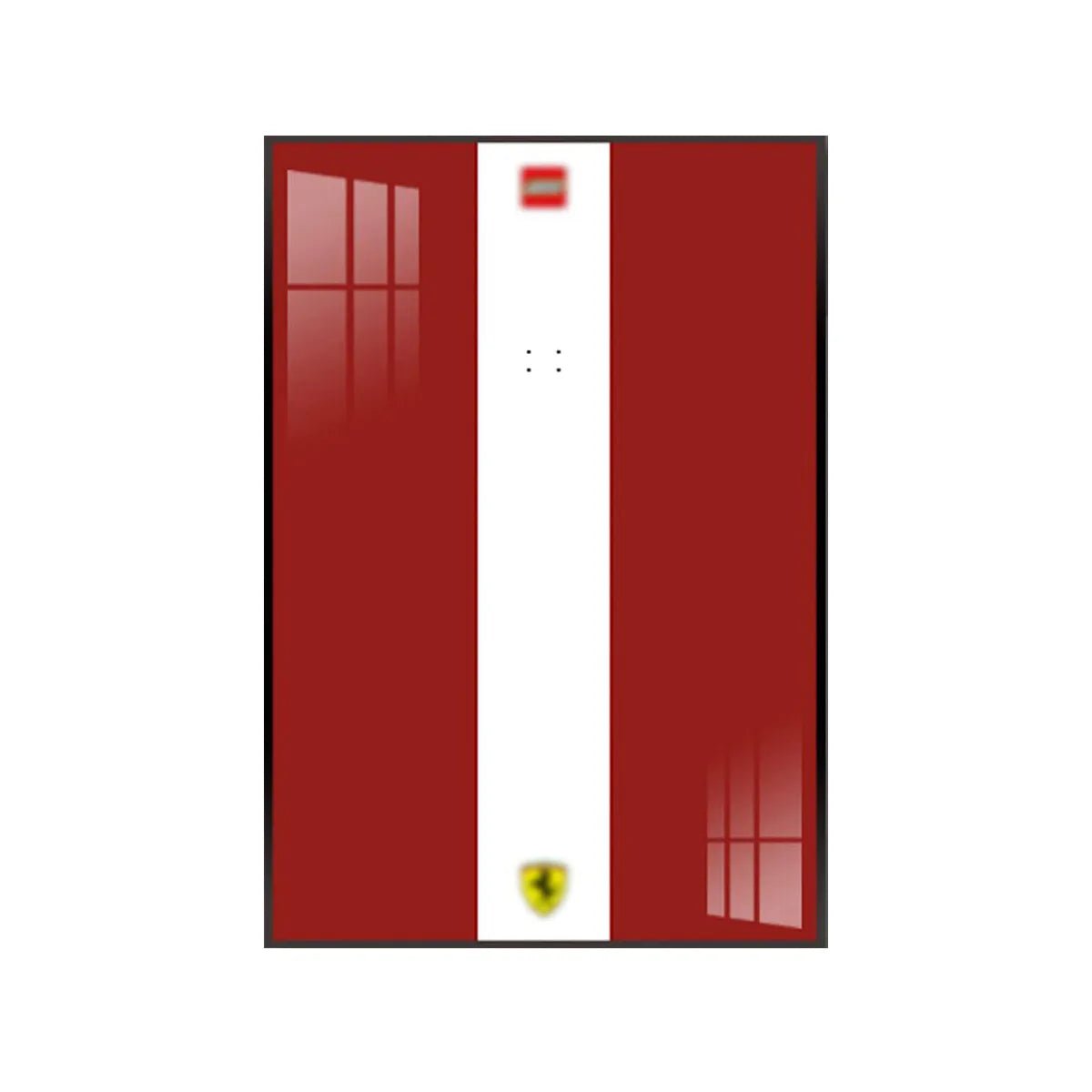 Premium Wall Mount Display Frame for LEGO® Technic™ Ferrari 488 GTE 42125 - brickzonehub