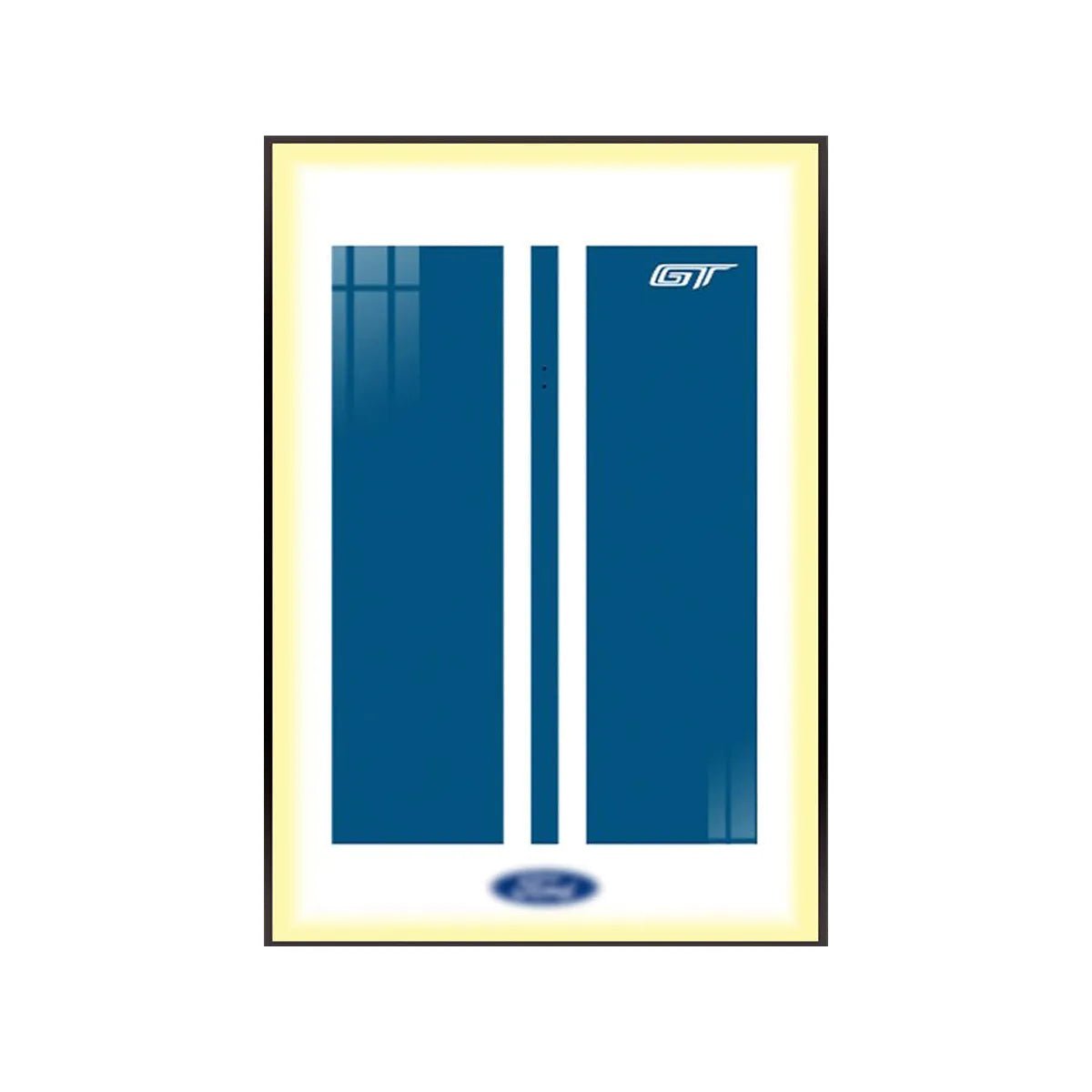 Premium Wall Mount Display Frame for LEGO® Technic™ Ford GT 42154 - brickzonehub