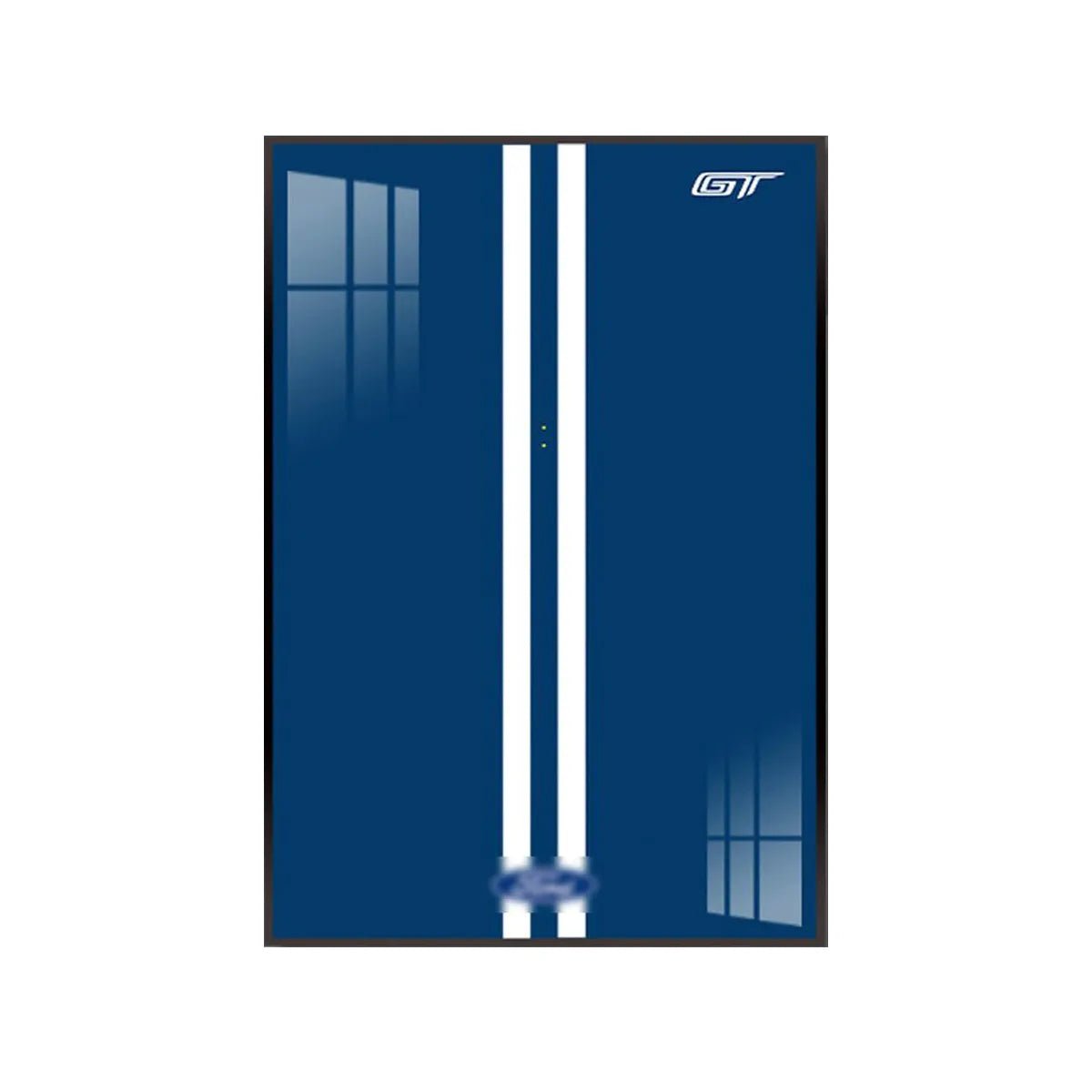 Premium Wall Mount Display Frame for LEGO® Technic™ Ford GT 42154 - brickzonehub