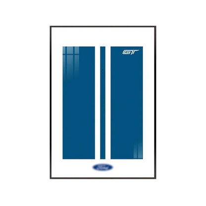 Premium Wall Mount Display Frame for LEGO® Technic™ Ford GT 42154 - brickzonehub