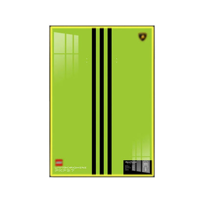 Premium Wall Mount Display Frame for LEGO® Technic™ Lamborghini Sian 42115 - brickzonehub