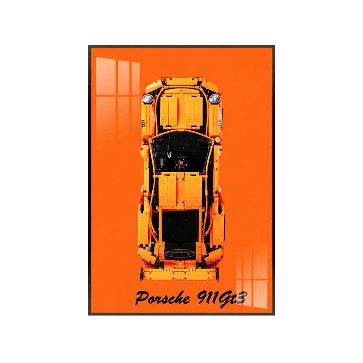 Premium Wall Mount Display Frame for LEGO® Technic™ Porsche 911 GT3 RS 42056