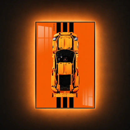 Premium Wall Mount Display Frame for LEGO® Technic™ Porsche 911 GT3 RS 42056