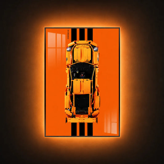 Premium Wall Mount Display Frame for LEGO® Technic™ Porsche 911 GT3 RS 42056