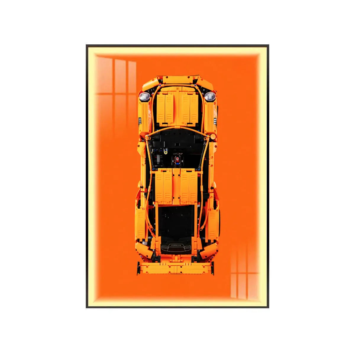 Premium Wall Mount Display Frame for LEGO® Technic™ Porsche 911 GT3 RS 42056