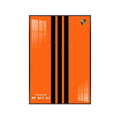 Premium Wall Mount Display Frame for LEGO® Technic™ Porsche 911 GT3 RS 42056 - brickzonehub