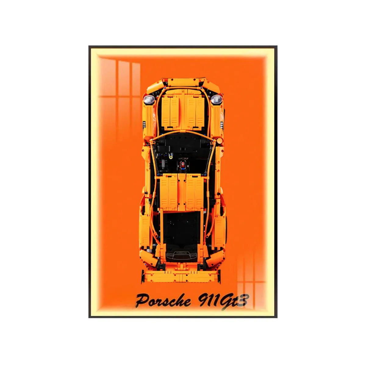 Premium Wall Mount Display Frame for LEGO® Technic™ Porsche 911 GT3 RS 42056