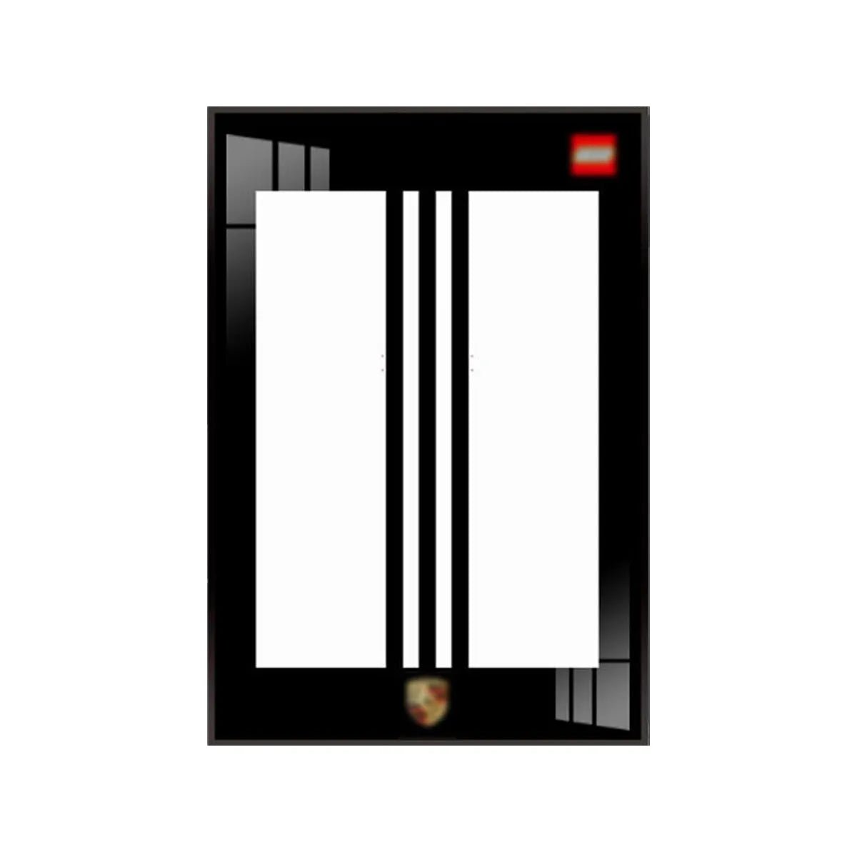 Premium Wall Mount Display Frame for LEGO® Technic™ Porsche 911 RSR 42096 - brickzonehub