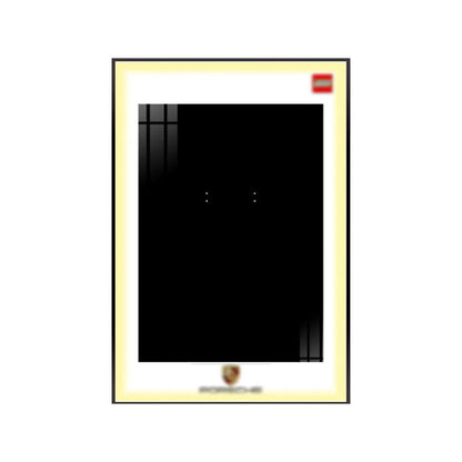 Premium Wall Mount Display Frame for LEGO® Technic™ Porsche 911 RSR 42096 - brickzonehub