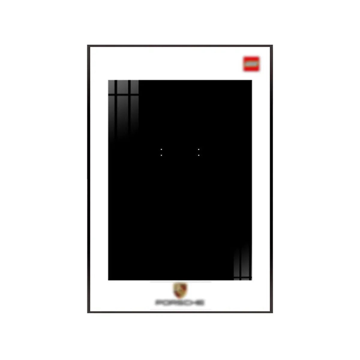 Premium Wall Mount Display Frame for LEGO® Technic™ Porsche 911 RSR 42096 - brickzonehub