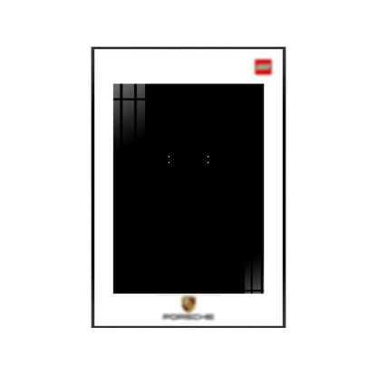 Premium Wall Mount Display Frame for LEGO® Technic™ Porsche 911 RSR 42096 - brickzonehub