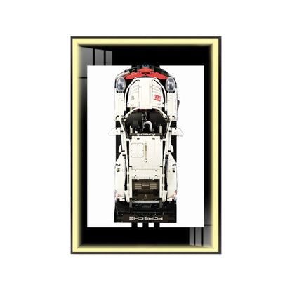 Premium-Wandhalterung für den LEGO® Technic™ Porsche 911 RSR 42096