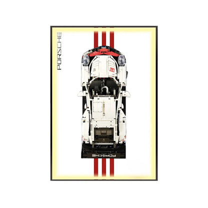 Premium-Wandhalterung für den LEGO® Technic™ Porsche 911 RSR 42096