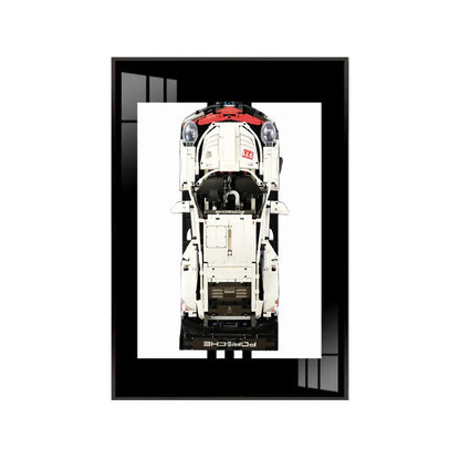 Premium-Wandhalterung für den LEGO® Technic™ Porsche 911 RSR 42096