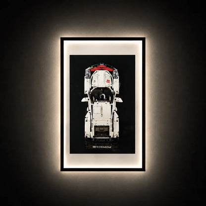Premium-Wandhalterung für den LEGO® Technic™ Porsche 911 RSR 42096