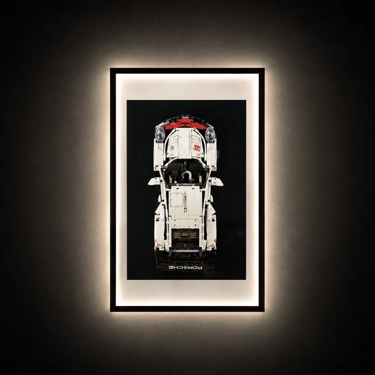 Premium Wall Mount Display Frame for LEGO® Technic™ Porsche 911 RSR s