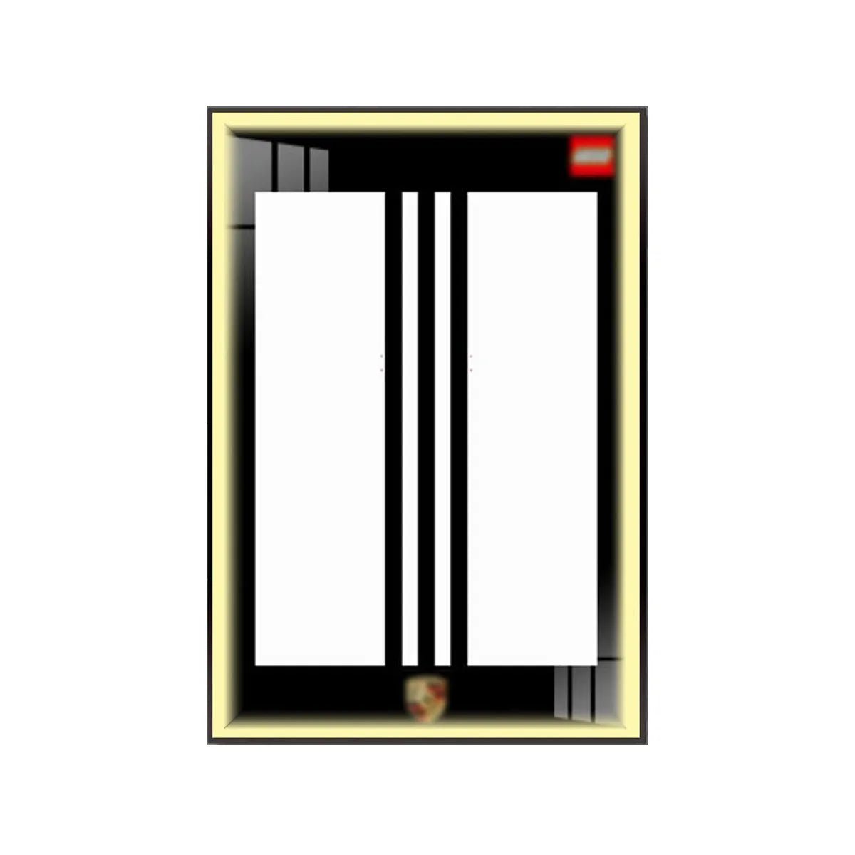 Premium Wall Mount Display Frame for LEGO® Technic™ Porsche 911 RSR 42096 - brickzonehub