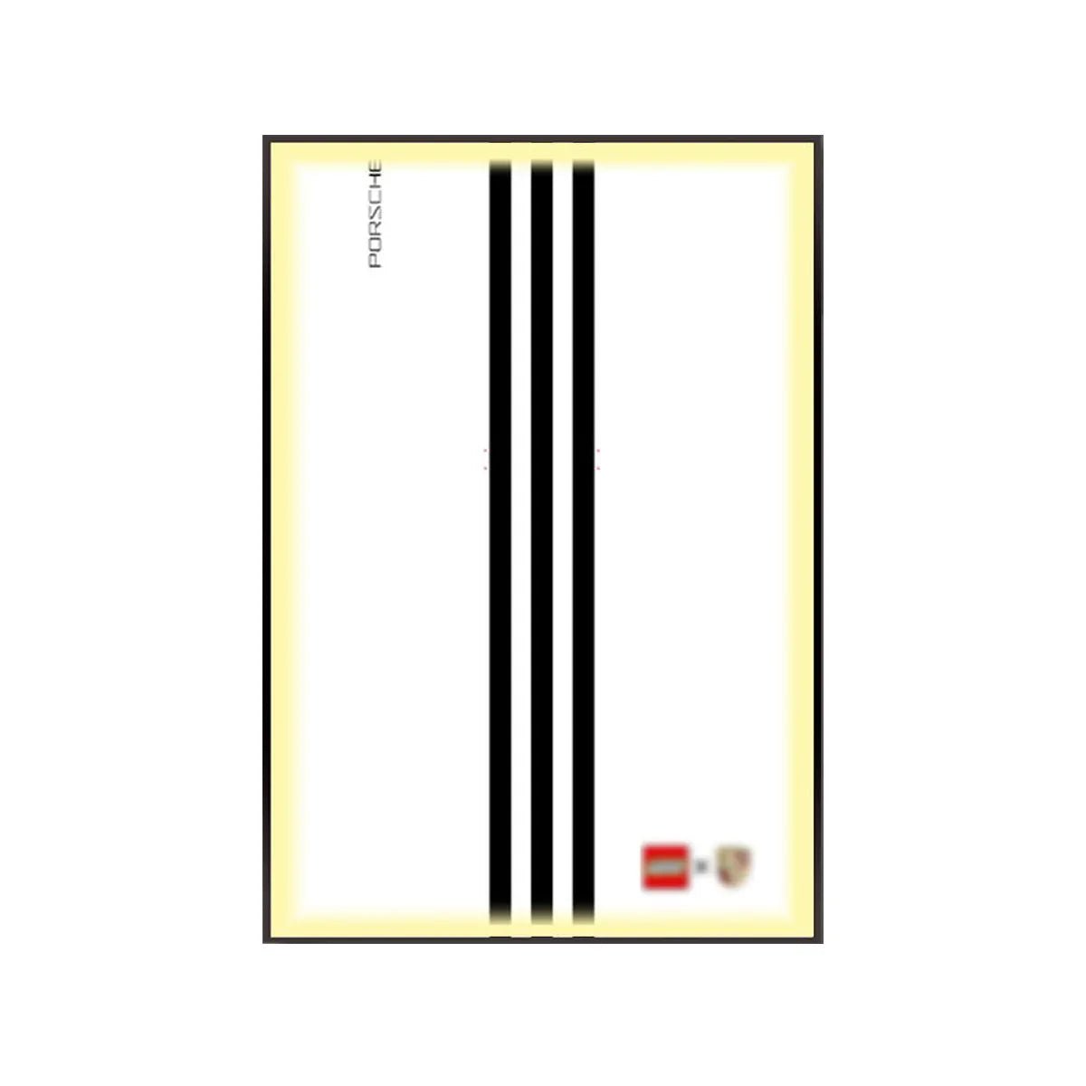 Premium Wall Mount Display Frame for LEGO® Technic™ Porsche 911 RSR 42096 - brickzonehub