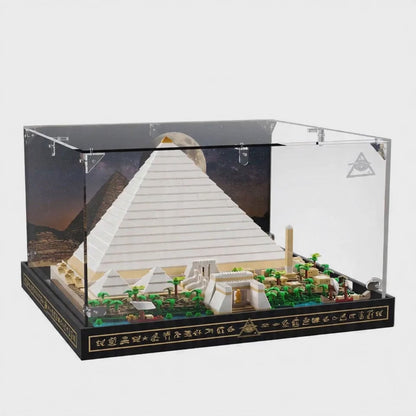 LEGO® Große Pyramide von Gizeh – Acryl-Vitrine 21058 