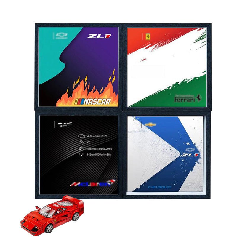 Showcase Your LEGO® Speed Champions Supercars – Wall Display Box - brickzonehub