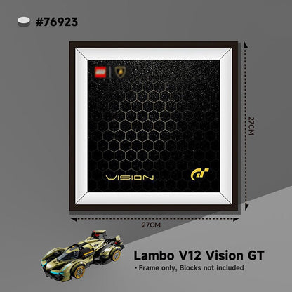 Showcase Your LEGO® Speed Champions Supercars – Wall Display Box - brickzonehub