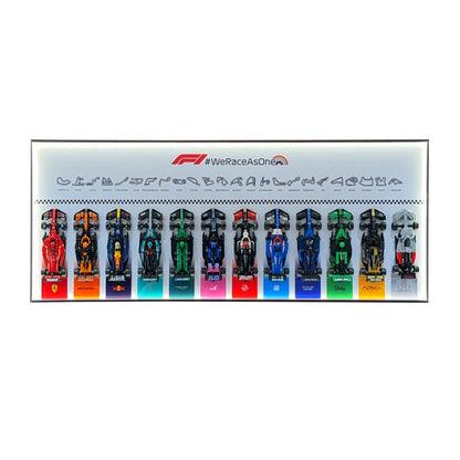 Wall Display Frame for LEGO® Speed Champions F1 | 12-Car | Grand Prix | White