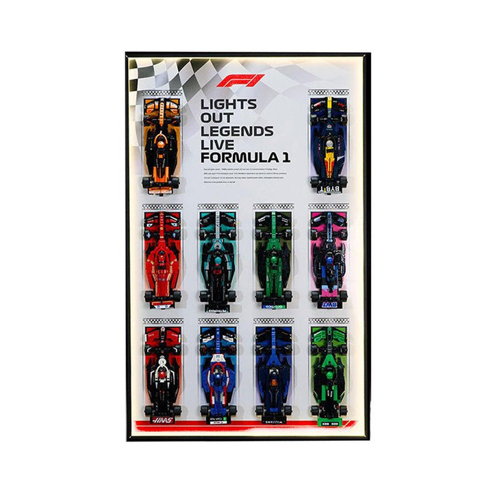 Speed Champions F1 LEGO® Car Collector Wall Display - brickzonehub