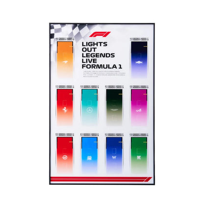 Speed Champions F1 LEGO® Car Collector Wall Display - brickzonehub