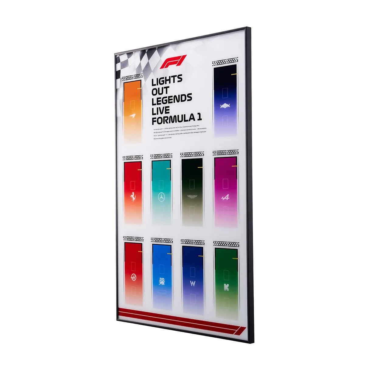 Speed Champions F1 LEGO® Car Collector Wall Display - brickzonehub