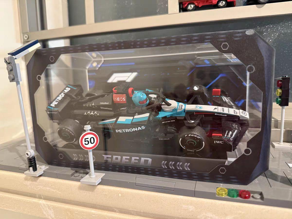 Universal Acrylic Display Case Set for F1 Model Cars - brickzonehub