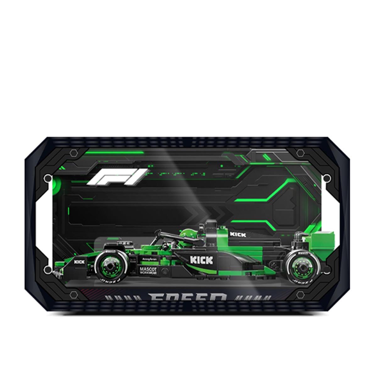 Universal Acrylic Display Case Set for F1 Model Cars - brickzonehub