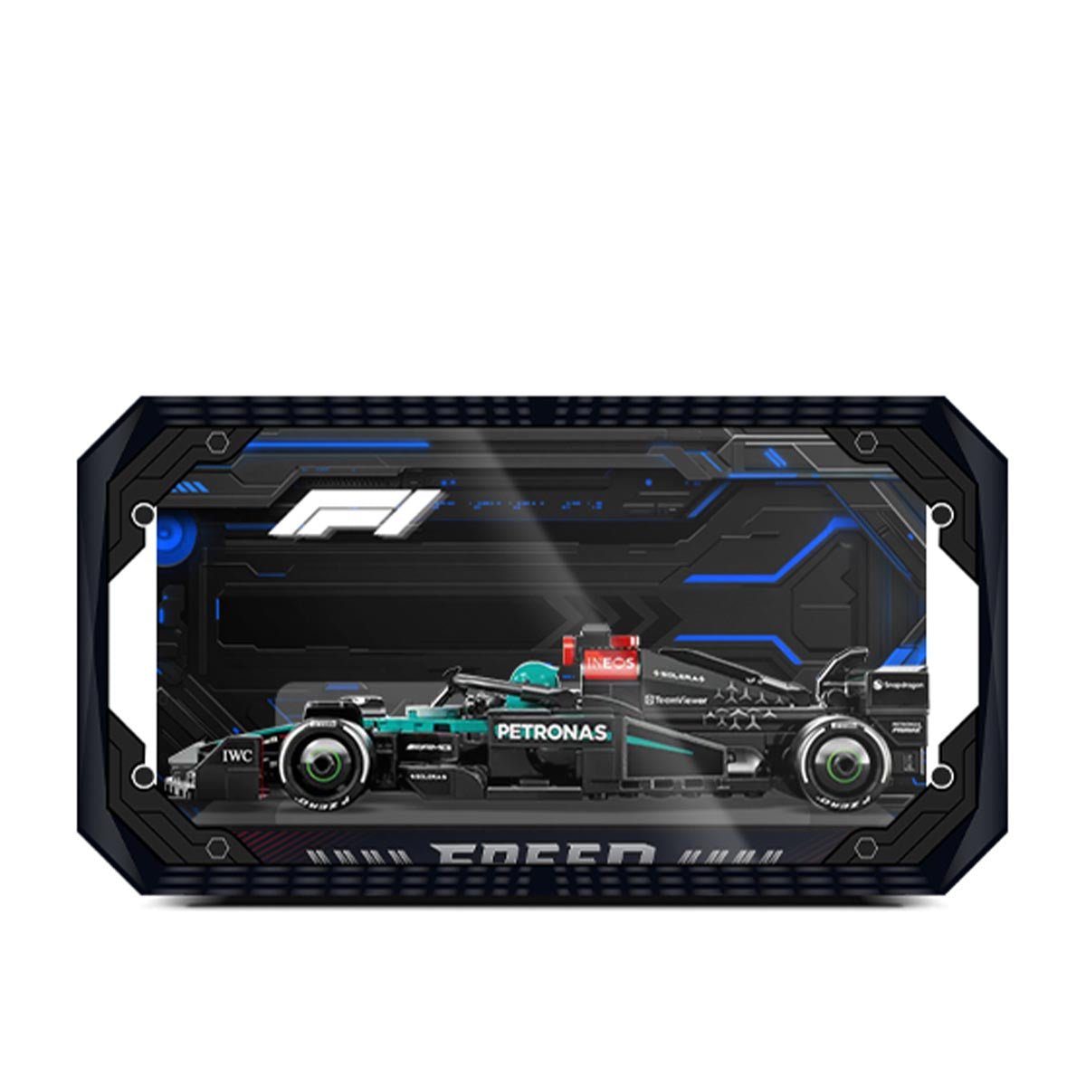 Universal Acrylic Display Case Set for F1 Model Cars - brickzonehub