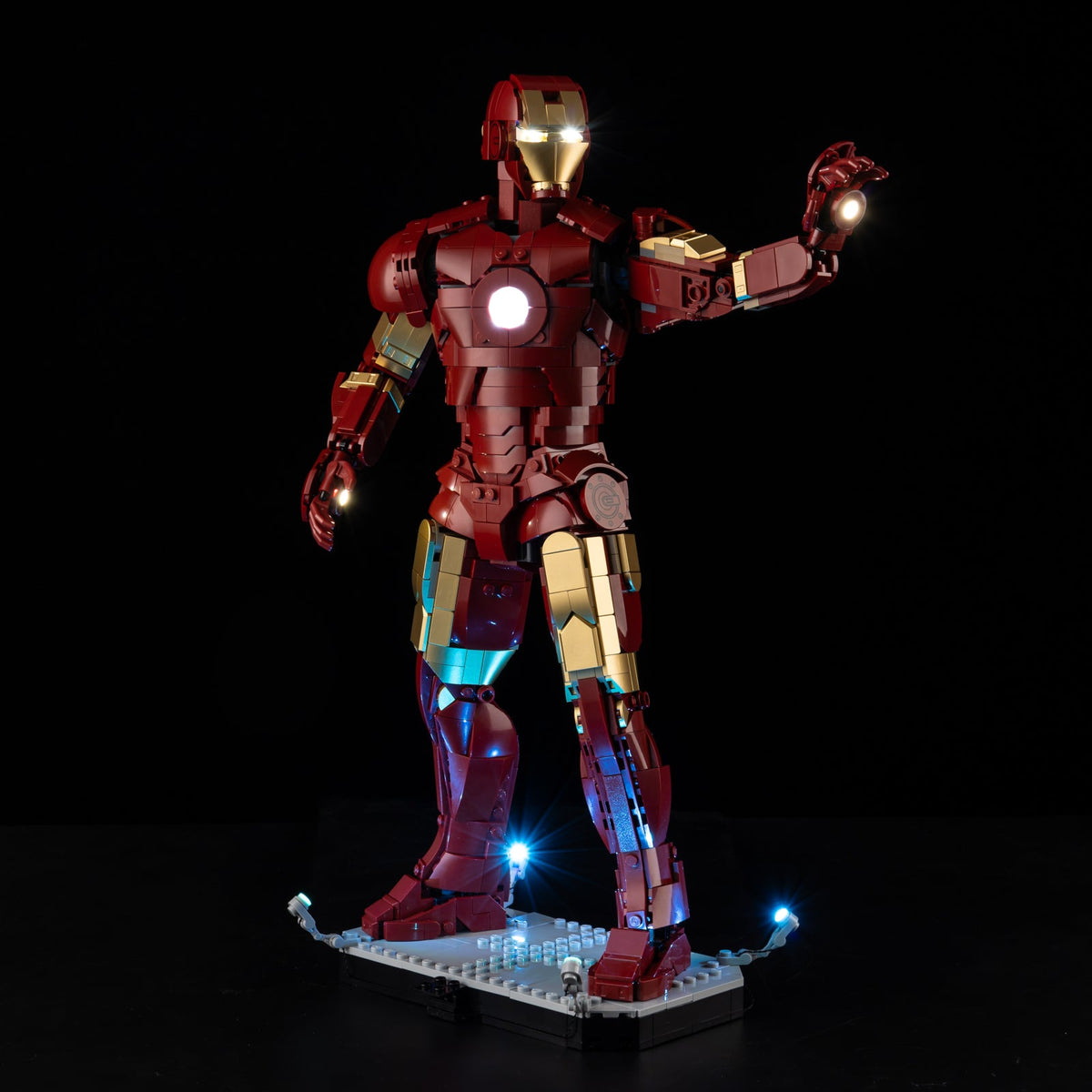LED light kit for LEGO Iron Man Mark 3 Collectors' Edition 76344