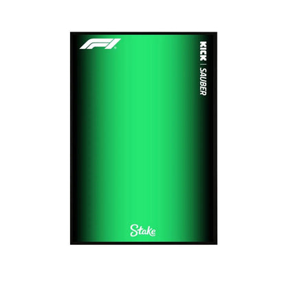 Wall Display Frame Compatible with CaDA KICK Sauber F1 C44 - brickzonehub