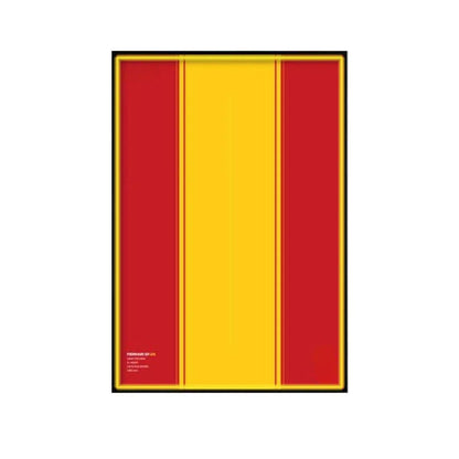 Wall Display Frame Compatible with LEGO® Ferrari F1 SF - 24 42207 Style G - brickzonehub
