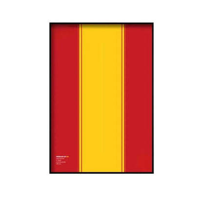 Wall Display Frame Compatible with LEGO® Ferrari F1 SF - 24 42207 Style G - brickzonehub