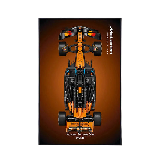 Wall Display Frame Compatible with LEGO® McLaren MCL39 F1® Car 42228 - brickzonehub