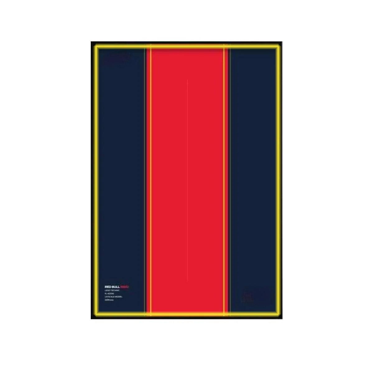 Wall Display Frame Compatible with LEGO® Red Bull RB20 42206 Style J - brickzonehub